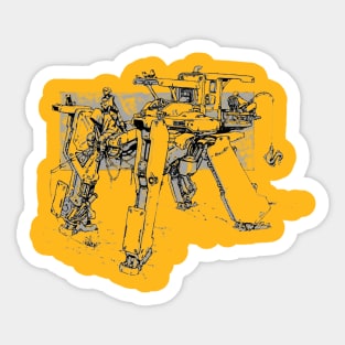 Fishing (Halftone) Sticker